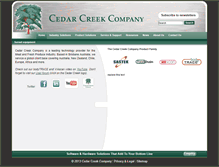 Tablet Screenshot of cedarcc.com
